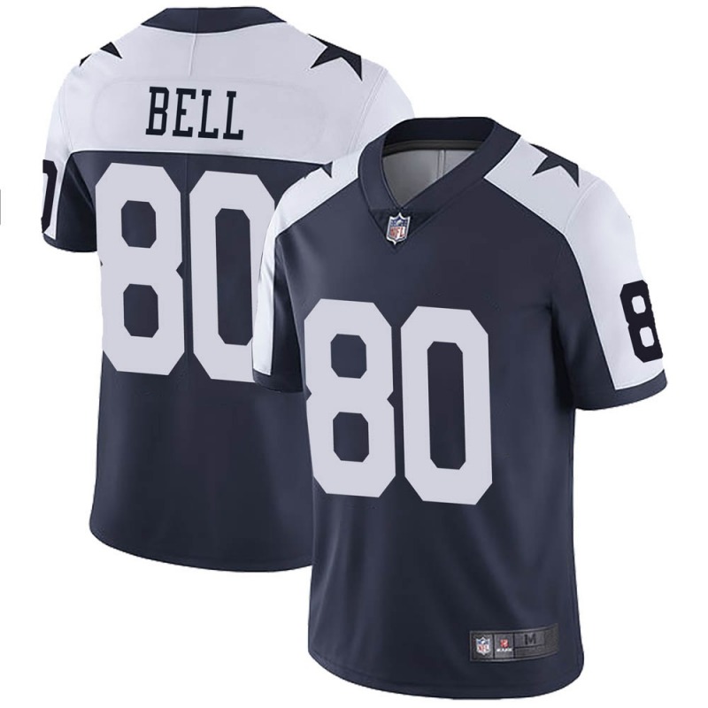 2020 Nike NFL Youth Dallas Cowboys 80 Blake Bell Navy Limited Alternate Vapor Untouchable Jersey